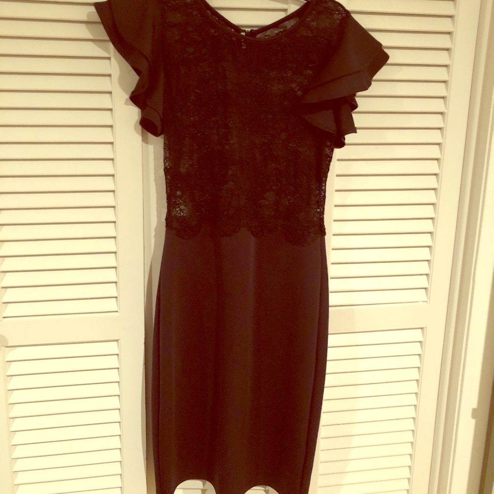 Lace Black Dress